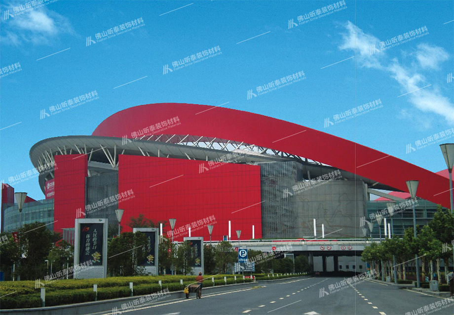 鋁單板工程案例-東莞塘廈體育館