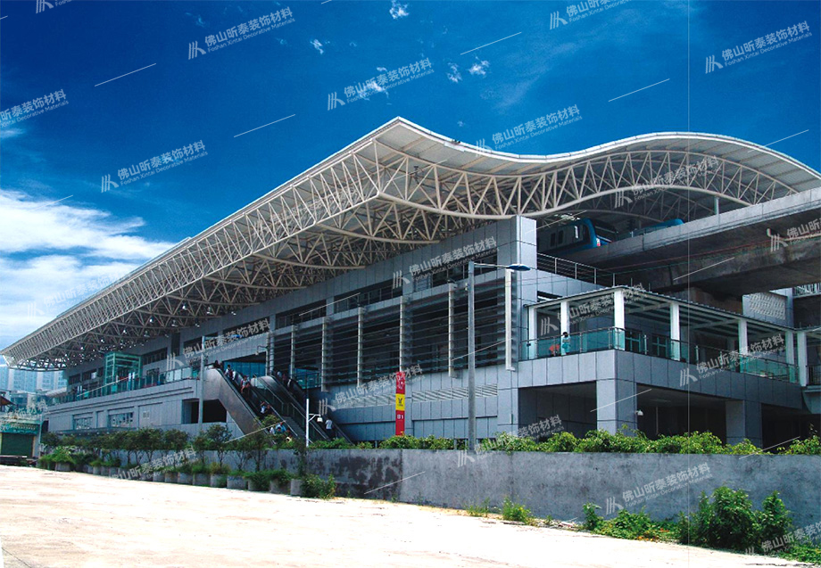 鋁單板工程案例-廣州窖口地鐵站