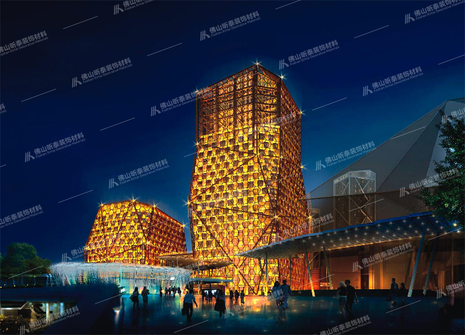 鋁單板工程案例-柳州風情港