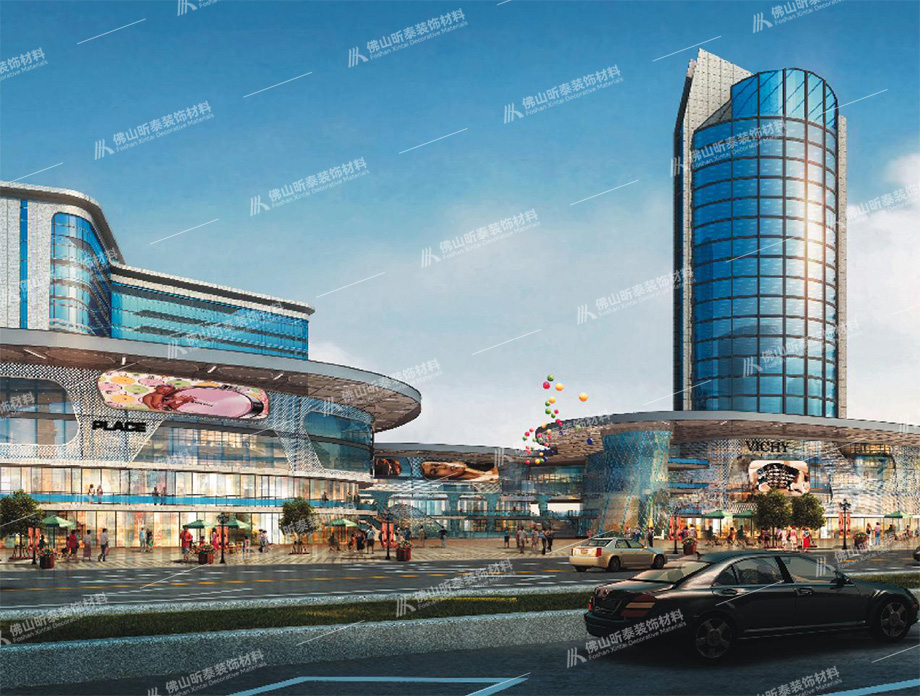 鋁單板工程案例-四川六脈科技金融創新產業園